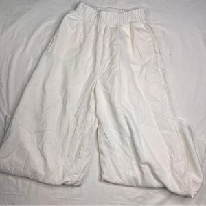 NWT Womens Nova Vintage Daniella White Wide  Leg Pants Sz S A040424